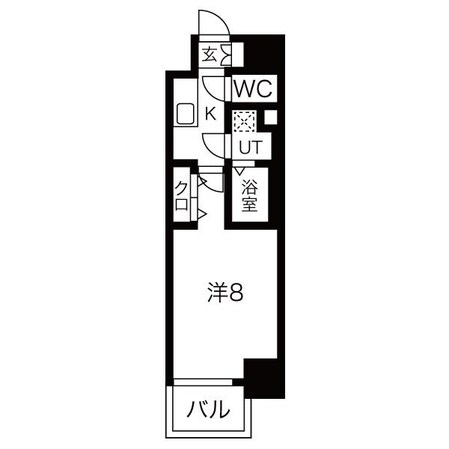 東別院駅 徒歩3分 14階の物件間取画像